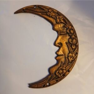 Crescent Moon Vintage Decor- 5"